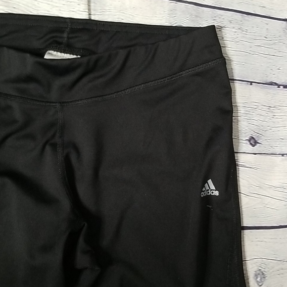 Adidas climalite 3 stripe crop leggings - Picture 2 of 5